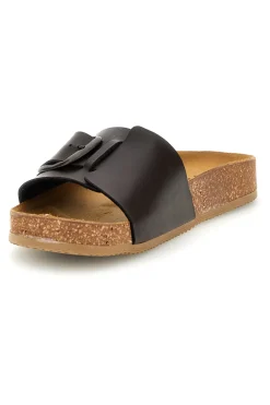 Schwarz Hausschuhe mit Schnalle 335A1100SR-PITTARELLO TIERRA