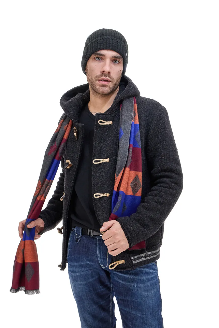 Sciarpa Arancione/Grigia Roncato 46.001.16
