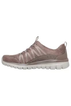 Graceful Cozy Hug – waschbare Sneaker aus veganem Memory-Schaum in Taupe-SKECHERS Outlet