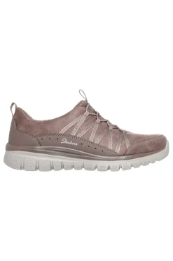 Graceful Cozy Hug – waschbare Sneaker aus veganem Memory-Schaum in Taupe-SKECHERS Outlet
