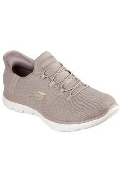 Slip-ins beige con mesh brillante Summits Classy Night-SKECHERS Hot