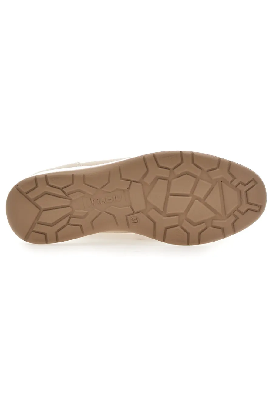 Slip on beige traforate con morsetto e zeppa 67IC-INBLU Hot