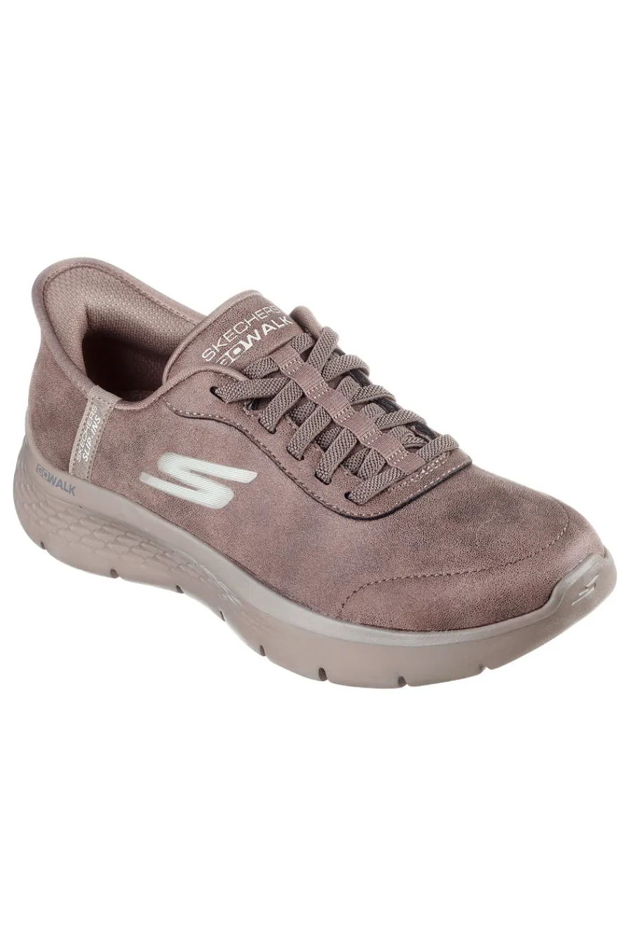 Slip-on taupe con Memory Foam e tecnologia Slip-ins GO WALK Flex - Mali-SKECHERS Online