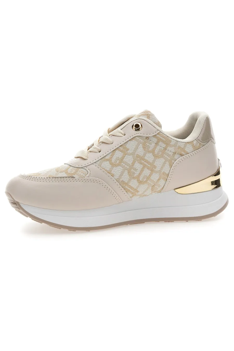 Sneaker con dettagli oro 9625-LAURA BIAGIOTTI New