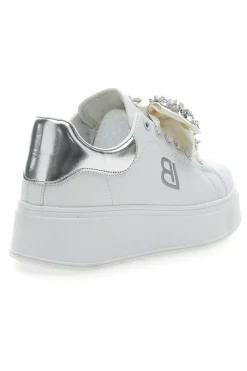 Sneaker Bianche Con Fiocco 8929-LAURA BIAGIOTTI New