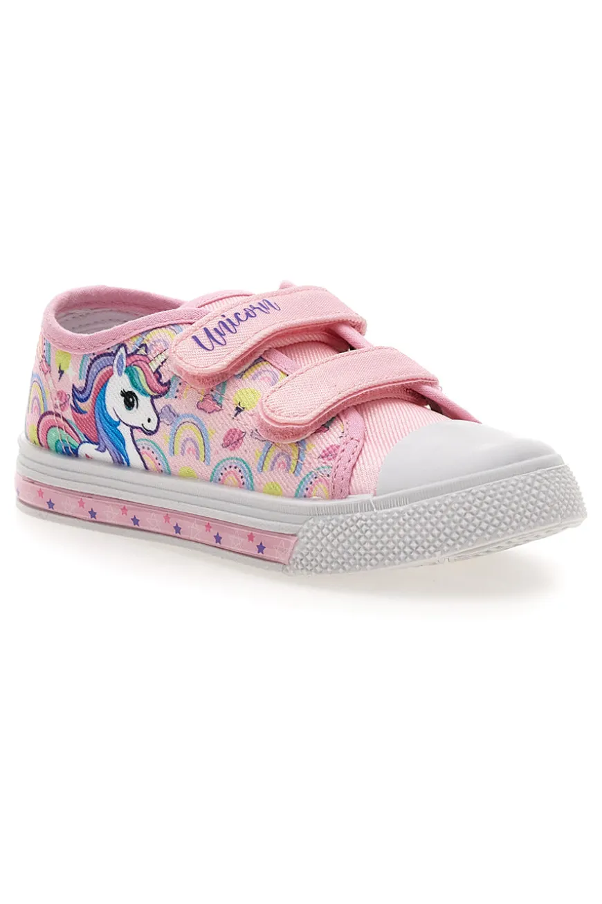 Sneaker rosa con luci Unicorn S8010201T