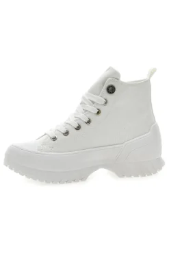 Sneakers Alte Bianche con Platform FY7602-FREDDY Outlet