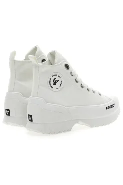 Sneakers Alte Bianche con Platform FY7602-FREDDY Outlet