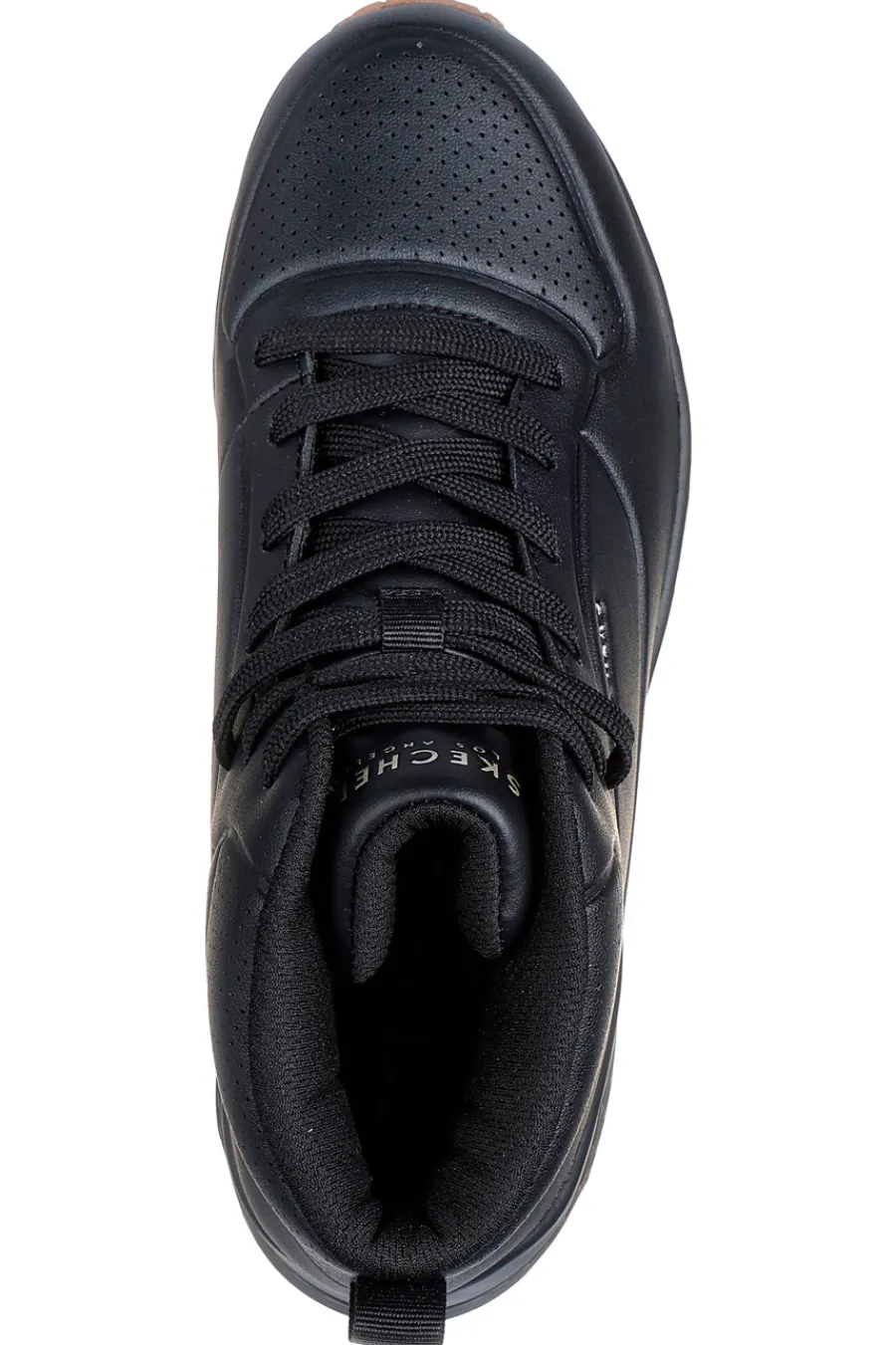 Sneakers alte nere con suola ammortizzata Air-Cooled Memory Foam Uno Stand High-SKECHERS Clearance