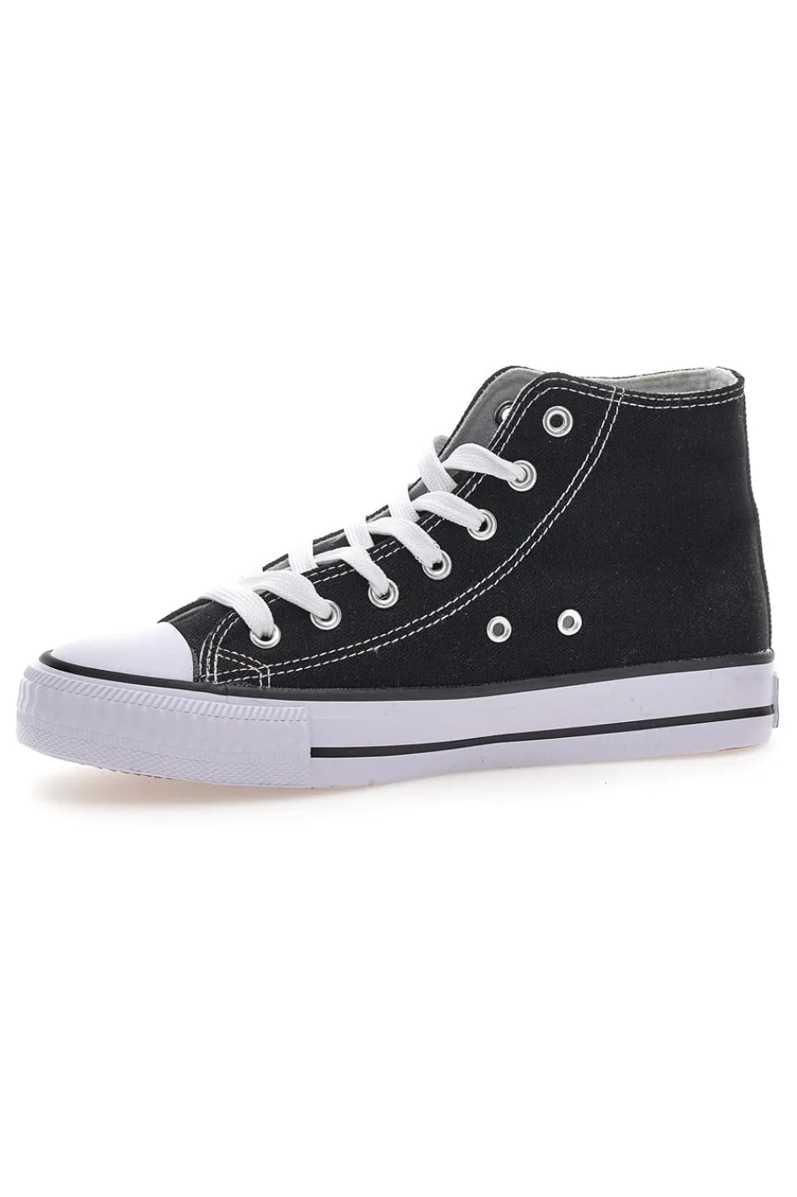 Sneakers alte nere in tela suola platform 5014-ORIGINAL MARINES Discount