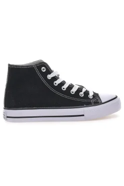 Sneakers alte nere in tela suola platform 5014-ORIGINAL MARINES Discount