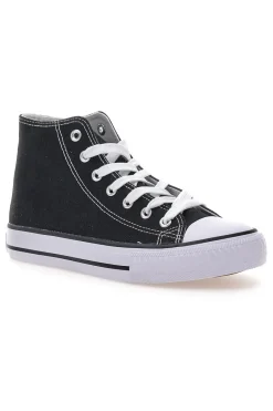 Sneakers alte nere in tela suola platform 5014-ORIGINAL MARINES Discount