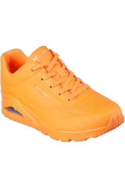 Sneakers Arancione da Donna Uno-Night Shades-SKECHERS Clearance