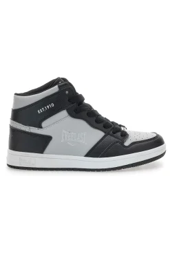 Sneakers Argento e Nere Mid-Cut 716-EVERLAST Sale