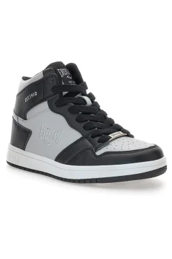 Sneakers Argento e Nere Mid-Cut 716-EVERLAST Sale