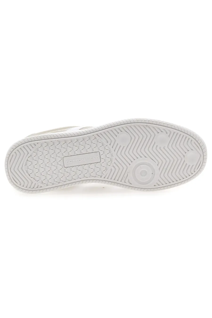 Sneakers Beige con Bande Laterali Bianche AMELIE SD-COTTON BELT Outlet
