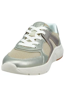 Sneakers Beige con Dettagli Effetto Metallizzato e Soletta Estraibile D35AQM015069-BAGATT Online