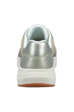 Sneakers Beige con Dettagli Effetto Metallizzato e Soletta Estraibile D35AQM015069-BAGATT Online