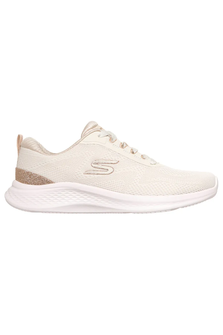 Sneakers beige con dettagli oro e Memory Foam Skech-Lite Pro 2.0 Brilliant Shimmer-SKECHERS Sale
