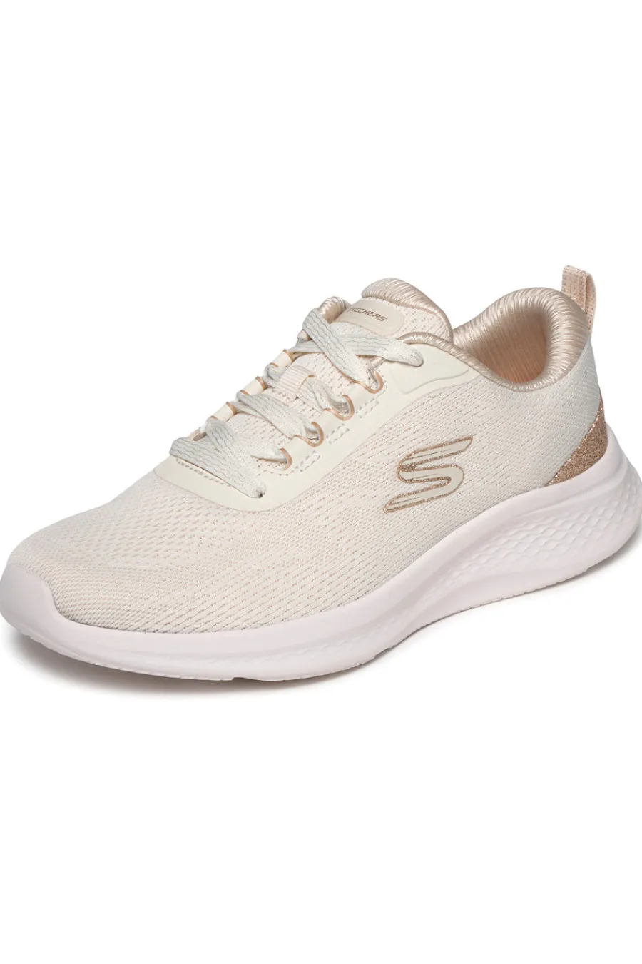 Sneakers beige con dettagli oro e Memory Foam Skech-Lite Pro 2.0 Brilliant Shimmer-SKECHERS Sale