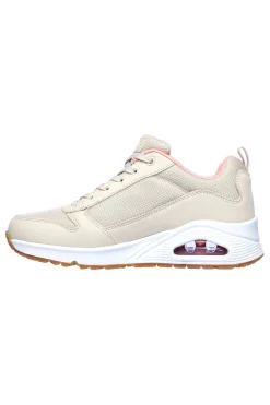 Sneakers beige con inserti in mesh e cuscinetto ad aria UNO Inside Matters-SKECHERS Discount
