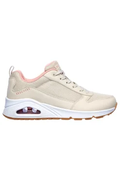 Sneakers beige con inserti in mesh e cuscinetto ad aria UNO Inside Matters-SKECHERS Discount