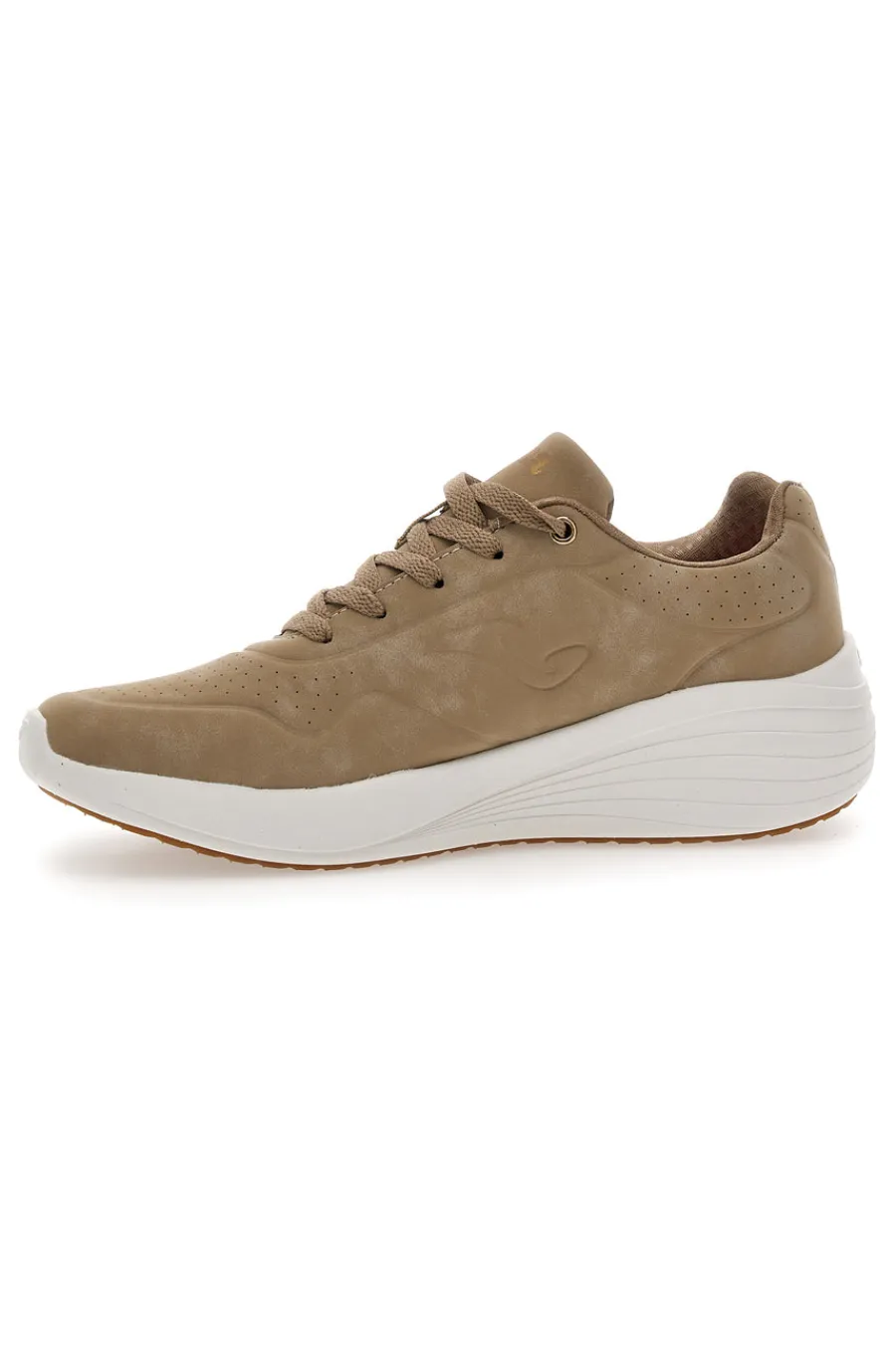 Sneakers beige con lacci e suola memory foar Minerva Lady-JOMA Discount