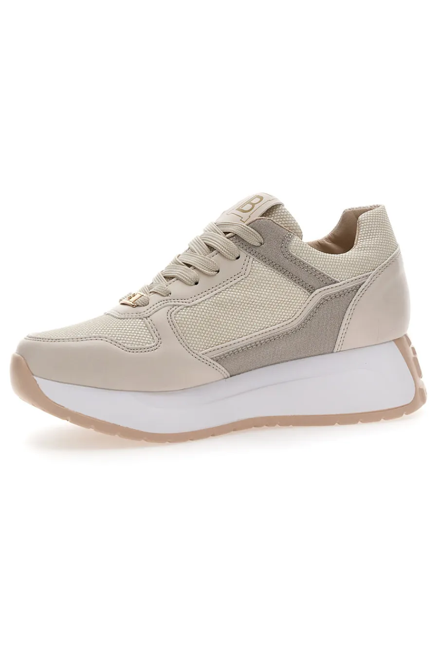 Sneakers Beige Con Platform 8412-LAURA BIAGIOTTI Online