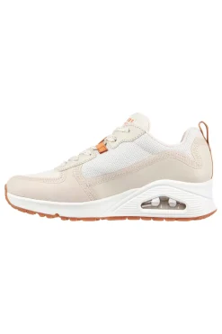 Sneakers beige con suola ad aria e Memory Foam Uno Layover-SKECHERS Clearance