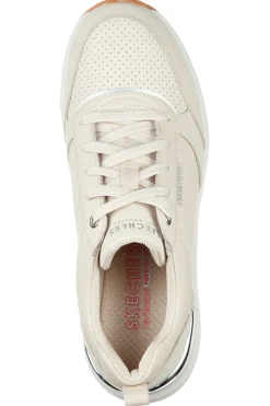 Sneakers beige con tomaia traforata e Memory Foam Billion Subtle Spots-SKECHERS Outlet
