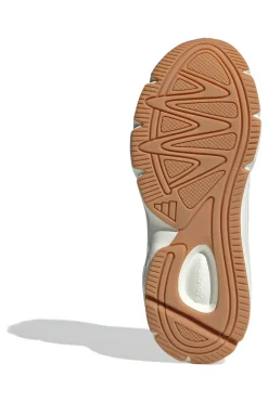 Sneakers beige in mesh con dettagli argento e suola Cloudfoam Crazychaos 2000-ADIDAS New