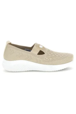 Sneakers beige in tessuto traforato CA1227-CANGURO Clearance