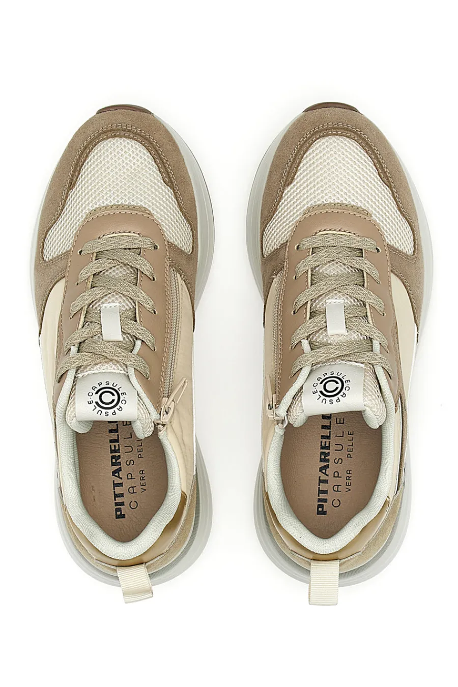 Sneakers Beige zeppa comfort Kendy-PITTARELLO CAPSULE Sale