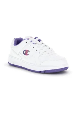 Sneakers bianca dettagli viola RD18 Low G GS-CHAMPION Sale