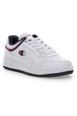 Sneakers Bianche Casual con Lacci Rebound Low-CHAMPION