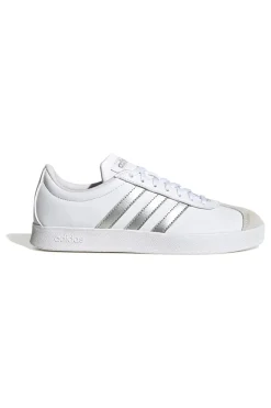 Sneakers Bianche con Bande Argento VL Court Base-ADIDAS Online