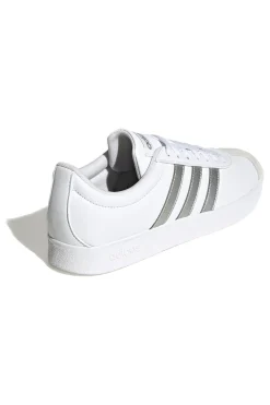 Sneakers Bianche con Bande Argento VL Court Base-ADIDAS Online