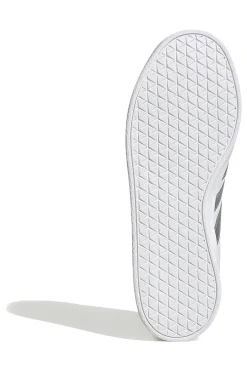 Sneakers Bianche con Bande Argento VL Court Base-ADIDAS Online