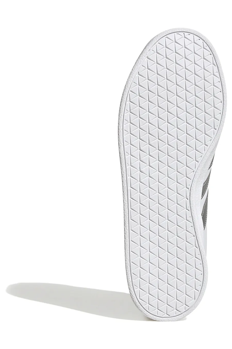 Sneakers Bianche con Bande Argento VL Court Base-ADIDAS Online