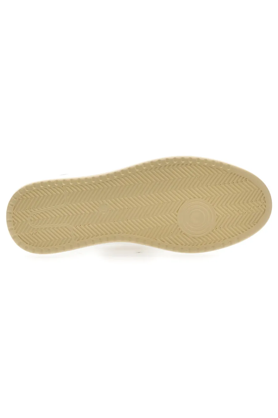 Sneakers Bianche con Bande Laterali Oro L8945-LAURA BIAGIOTTI