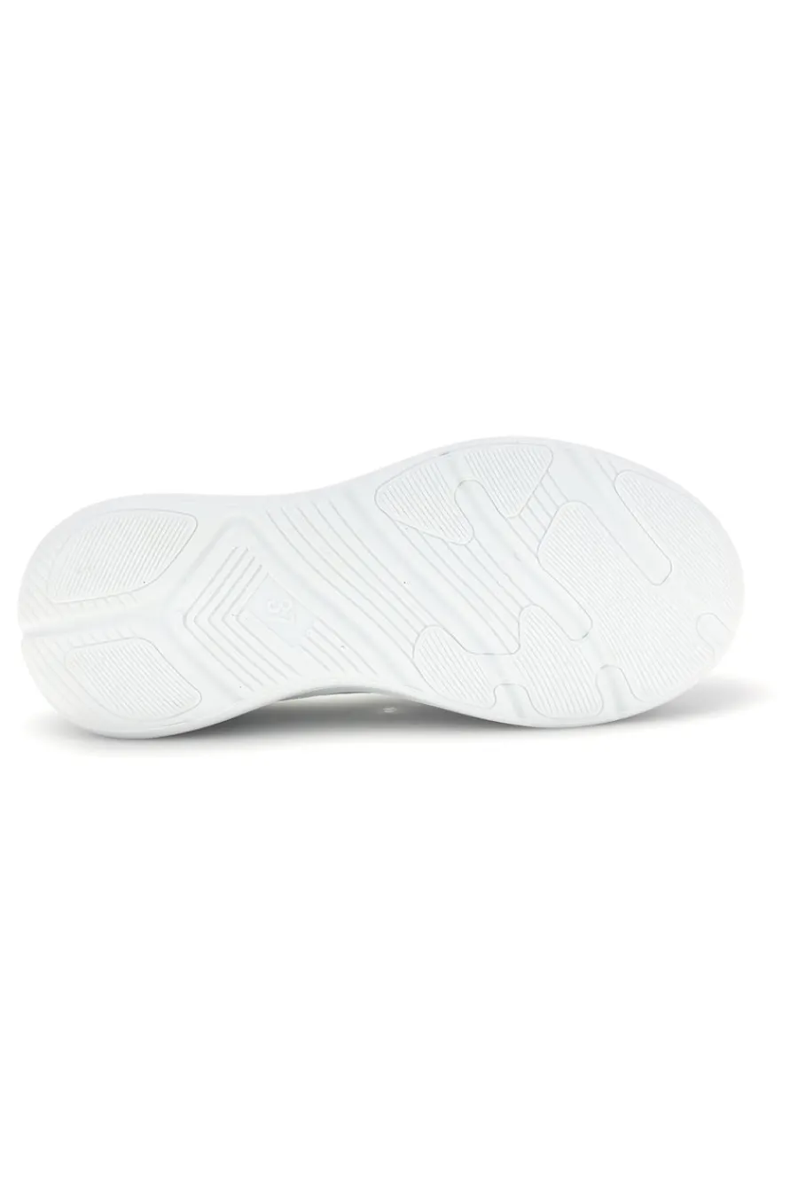 Sneakers Bianche con brillantini in tessuto traforato CA1206-CANGURO Outlet