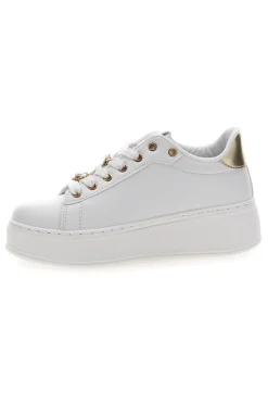 Sneakers bianche con charm gioiello e fondo alto 9622M-LAURA BIAGIOTTI Online