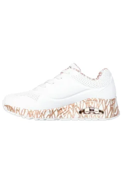 Sneakers Bianche con Cuori Colorati Street Uno – Loving Love-SKECHERS Best