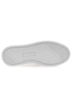 Sneakers Bianche con Dettagli Dorati ANNUNZIATA LTH-COTTON BELT Outlet