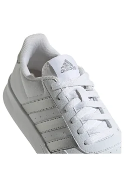 Sneakers bianche con dettagli argento Breaknet 2.0-ADIDAS