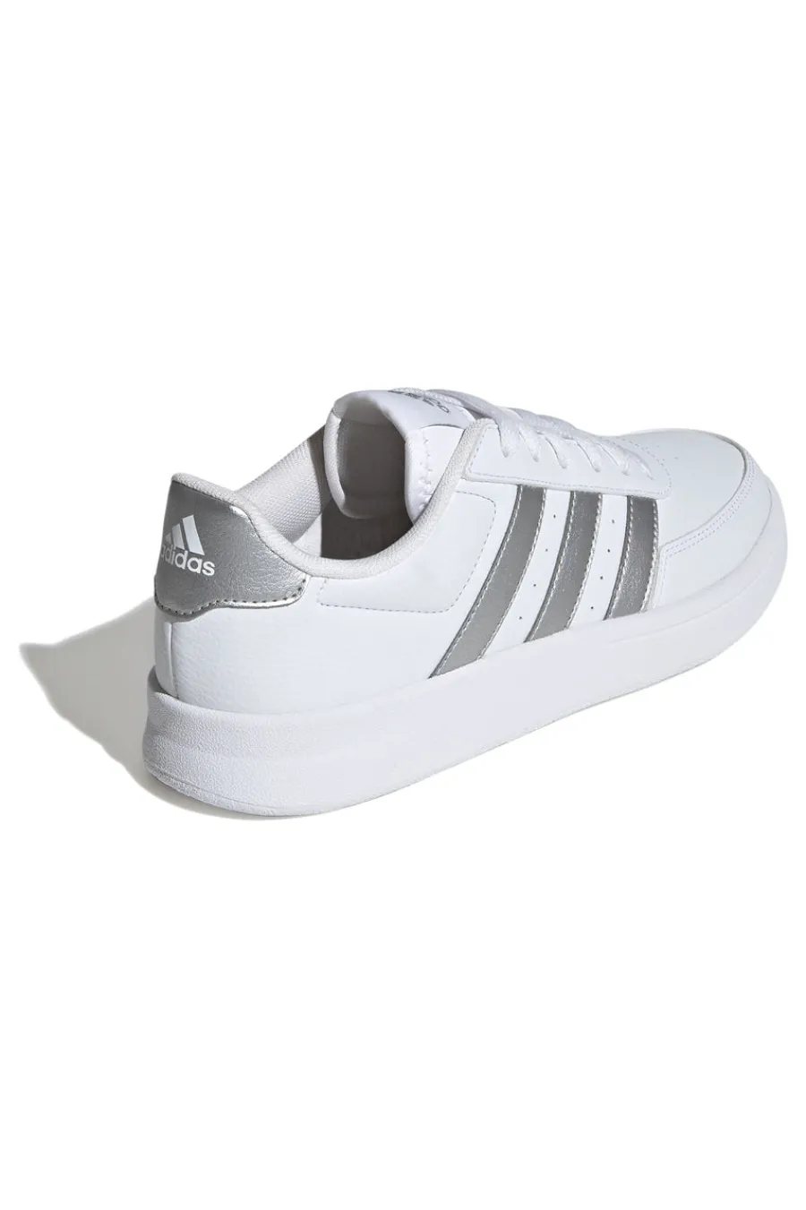 Sneakers bianche con dettagli argento Breaknet 2.0-ADIDAS