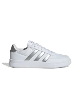 Sneakers bianche con dettagli argento Breaknet 2.0-ADIDAS