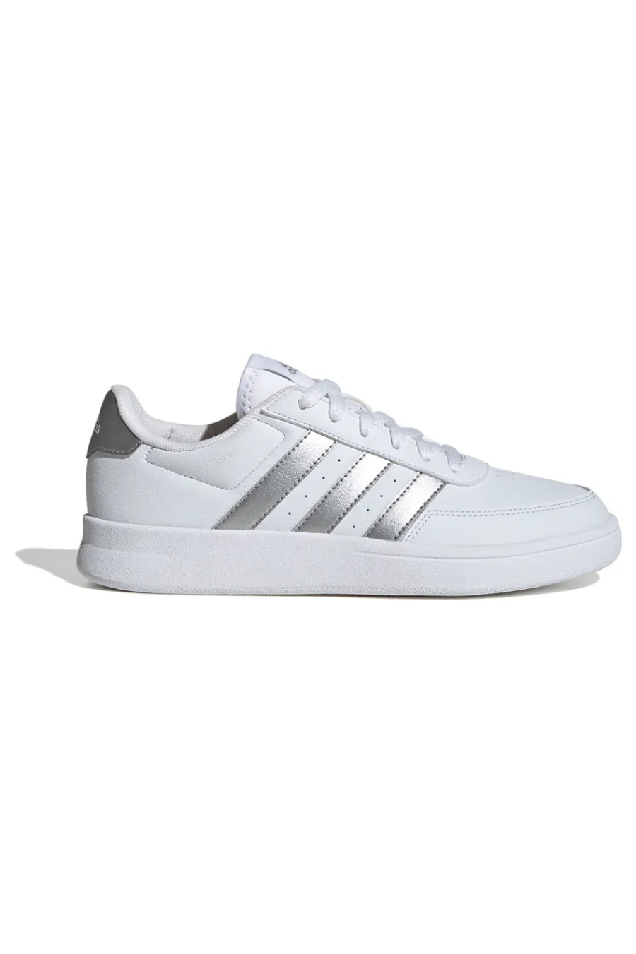 Sneakers bianche con dettagli argento Breaknet 2.0-ADIDAS