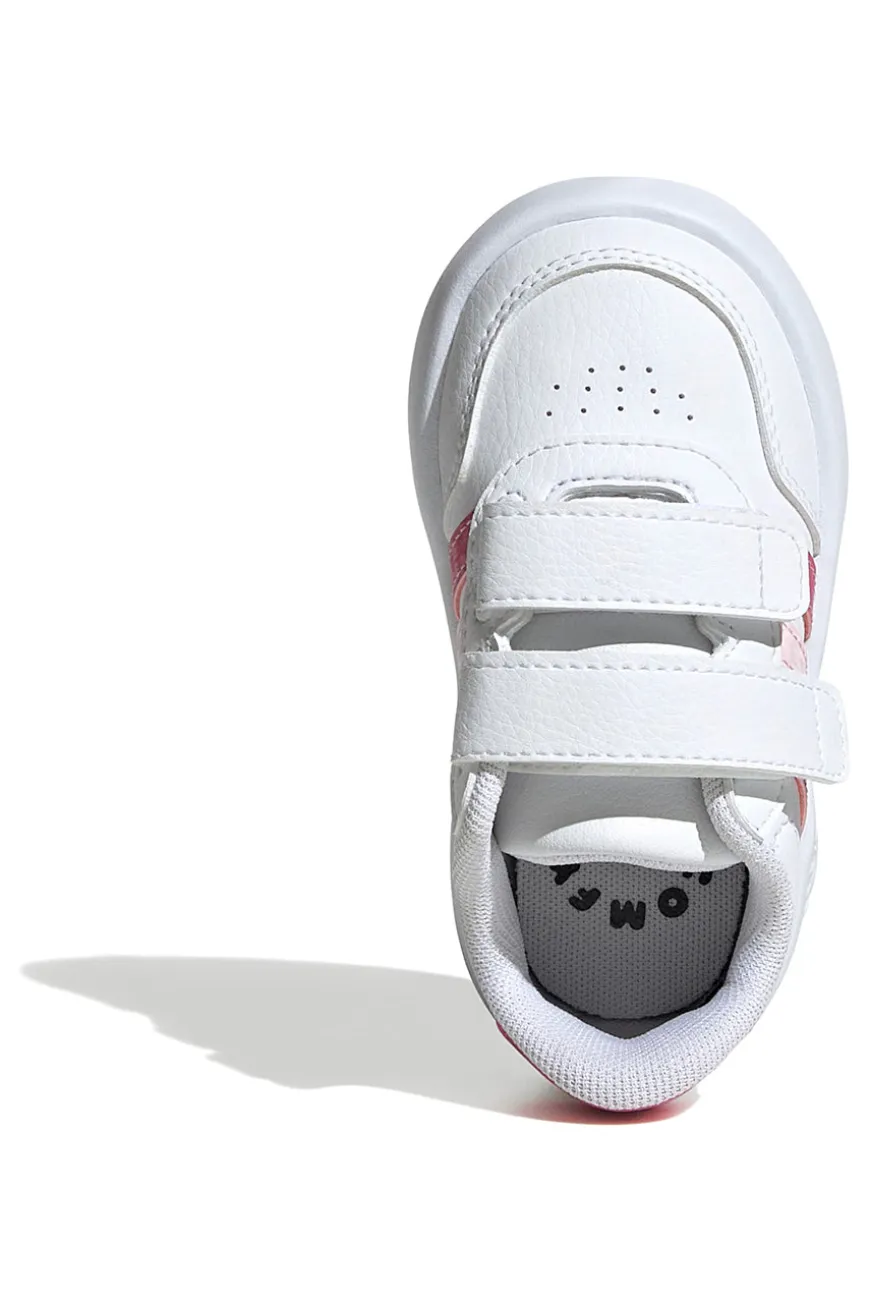 Sneakers bianche con dettagli rosa e suola Bubblecomfy Adidas Breaknet 3.0 CF I