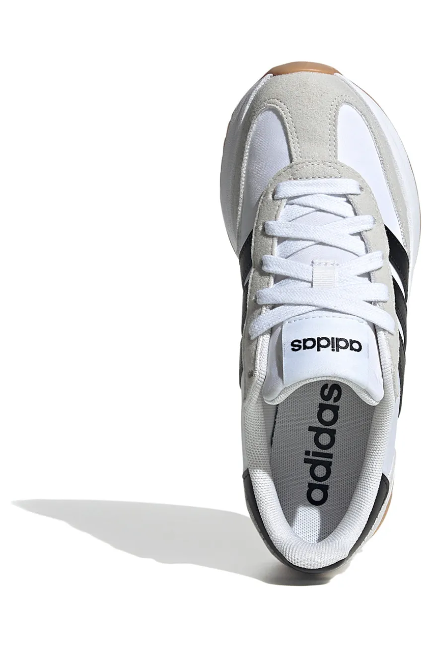 Sneakers Bianche con Dettagli Neri e Grigi ADIDAS RUN 70s 2.0 J